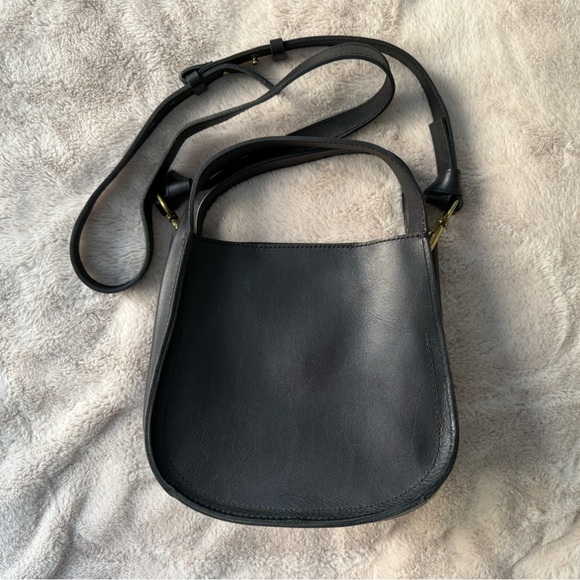 NWT Madewell The Sydney Leather Crossbody Bag True Black - Picture 5 of 14